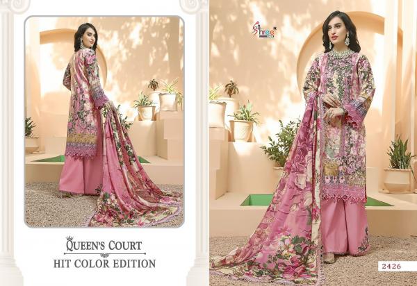 Shree Queens Court Hit Color Edition Cotton Dupatta Pakistani Suit Collection